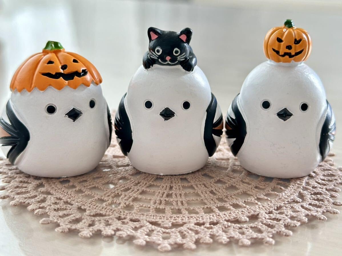 Amazon.co.jp: シマエナガハロウィン オブジェ 置物 3体セット リトル