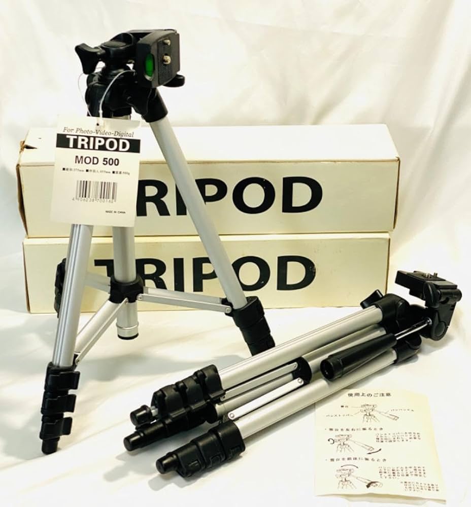 Amazon | 注意箱無し×2セットカメラ三脚 小型軽量 TRIPOD MOD500