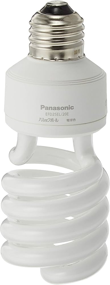Amazon | パナソニック 電球形蛍光灯 パルックボール 口金直径26mm