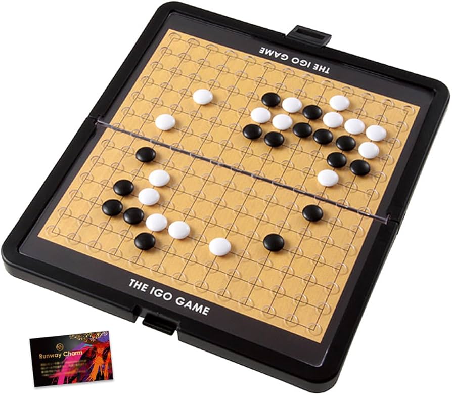 Amazon | 囲碁 囲碁盤 セット 碁石 囲碁セット 碁盤 五目並べ 棋譜並べ