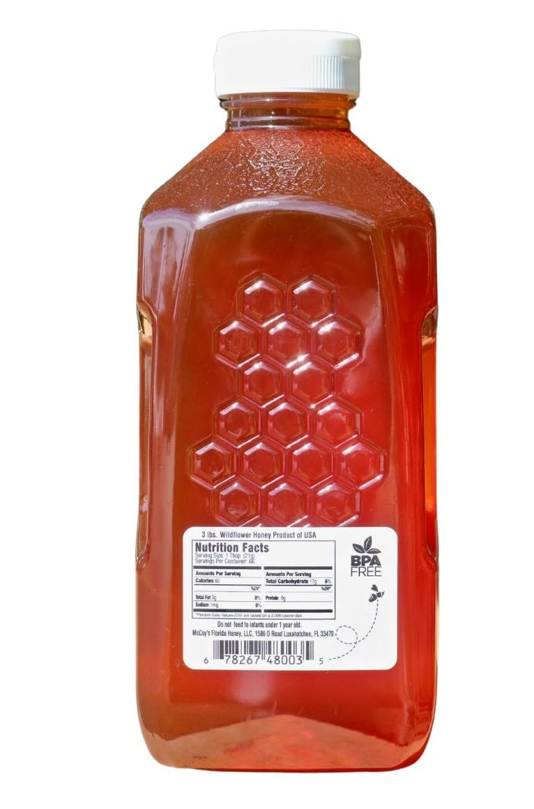Amazon.com : McCoy's Honey - 100% Pure, All-Natural, Raw Honey