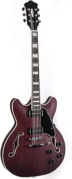Amazon | セミホロウ・ボディ・ジャズ・エレクトリック・ギター、335