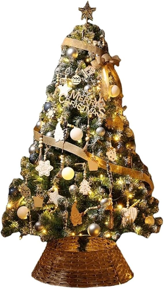 Amazon | Demanca クリスマスツリー(180cm) 【粉なし・超リアル 雪化粧