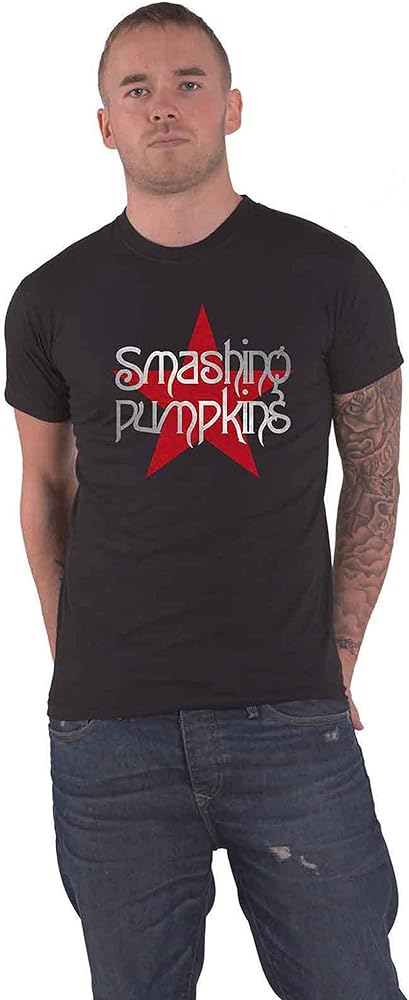 Amazon.com: The Smashing Pumpkins Unisex Adult Logo Cotton T-Shirt