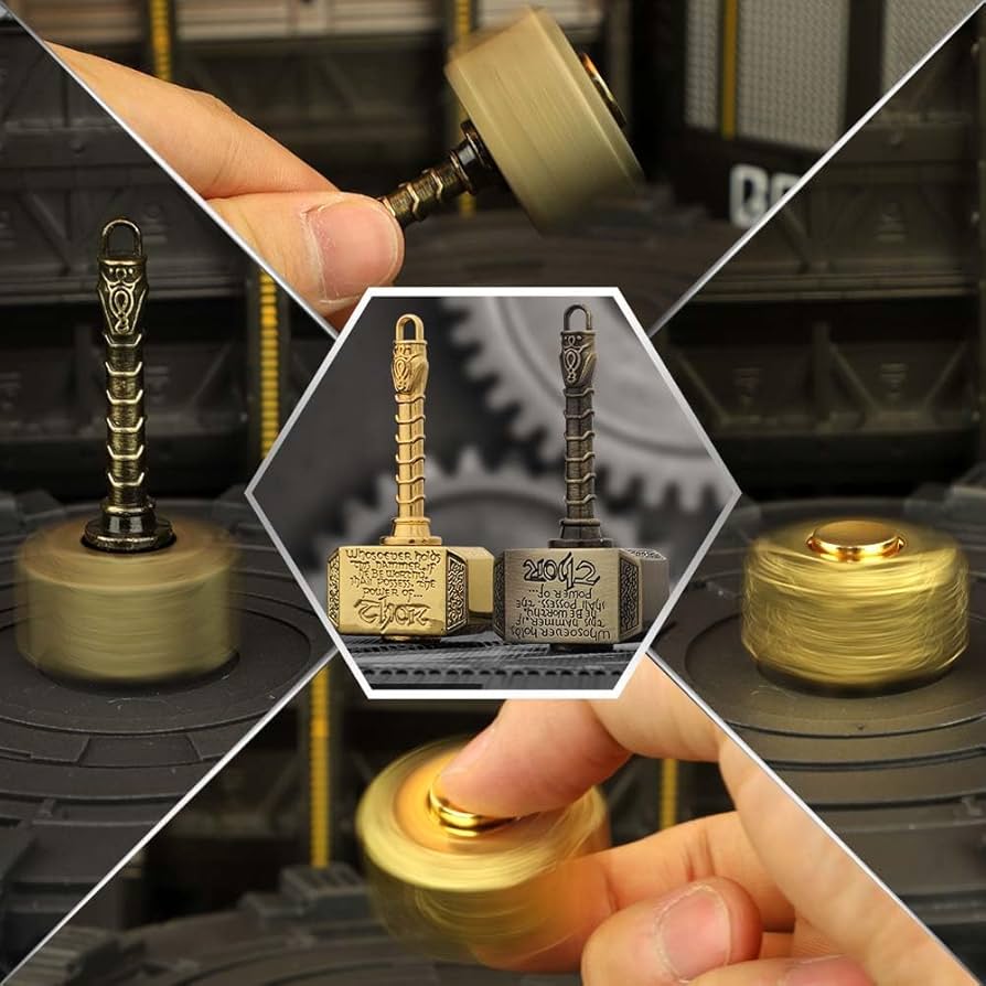 Amazon | ハンドスピナー ベアリング Thor Hammer Fidget Spinners