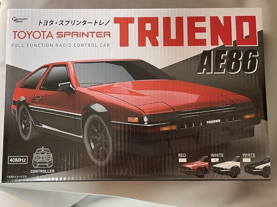 Amazon.co.jp: 承認済 RC SPRINTER TRUENO AE86 ホワイト/WHITE