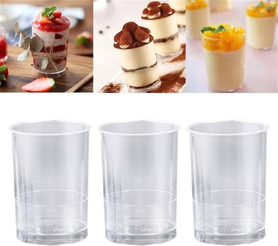 Amazon｜ガラス デザートグラス 160mlムースケーキデザートカップ