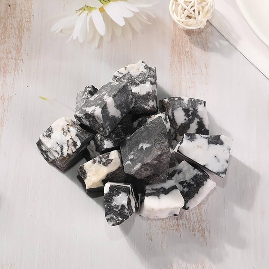 Amazon.co.jp: sukimind 400gセット ゼブラジャスパー 原石 天然石