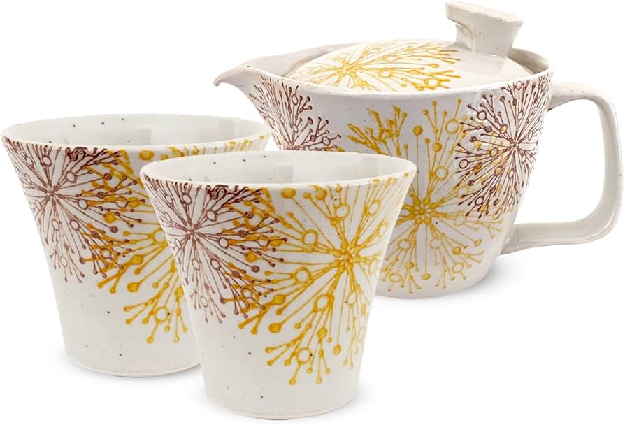 Amazon.co.jp: J-kitchens 勲山窯 急須セット 波佐見焼 日本製 (急須