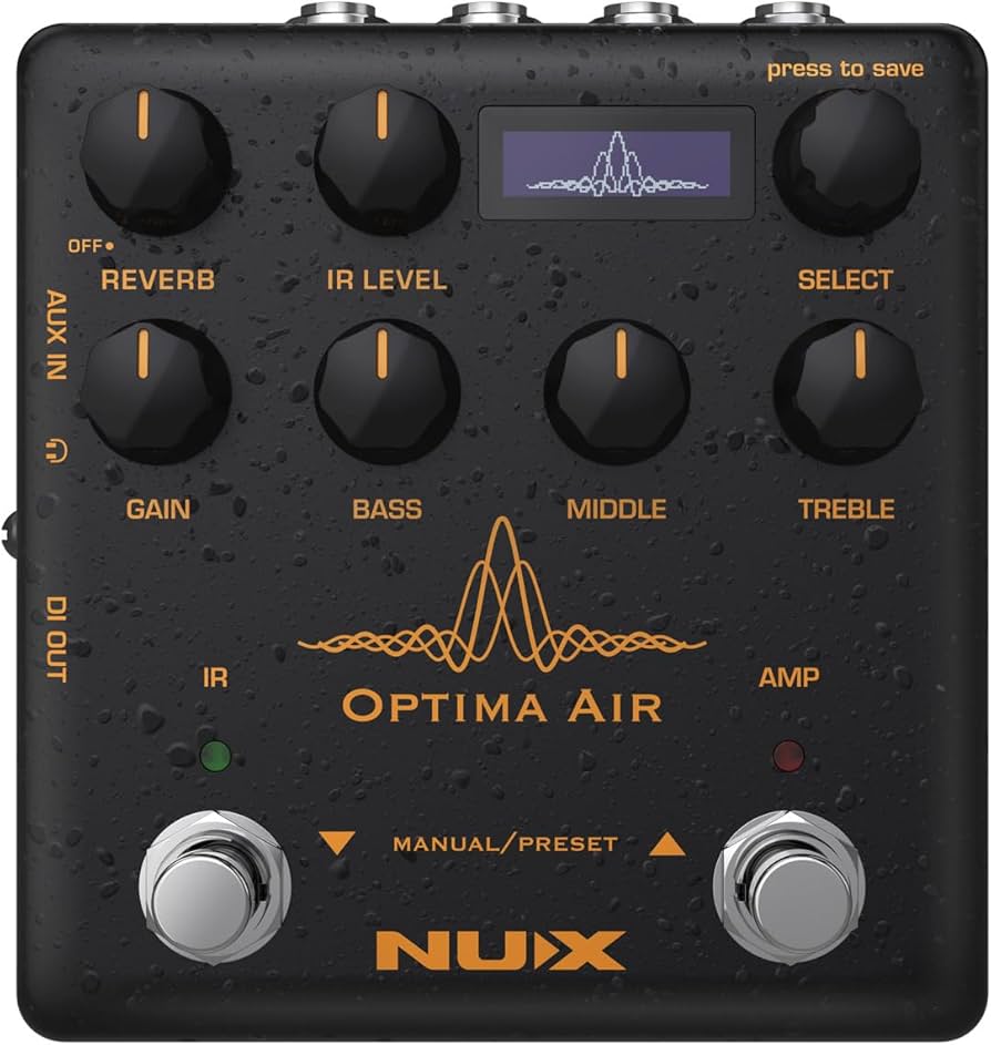 Amazon.com: NUX Optima Air Dual-Switch Acoustic Guitar Simulator