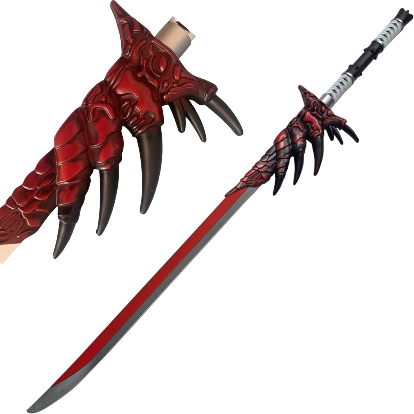 Amazon.co.jp: [Plazhen] コスプレ道具 雄火竜 武器 刀 太刀 模造刀 PU