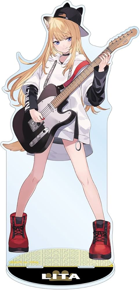 Amazon.co.jp: KMNZ 描き下ろしイラスト LITA ギター演奏ver. 1/7