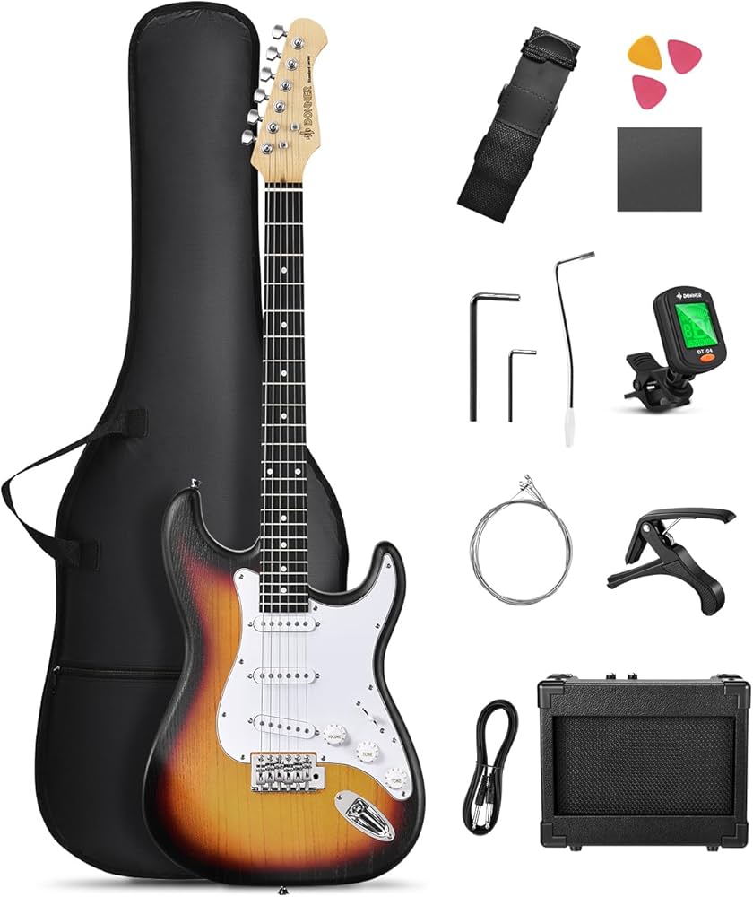 Amazon | Donner エレキギター 初心者セット STタイプ SSSピックアップ