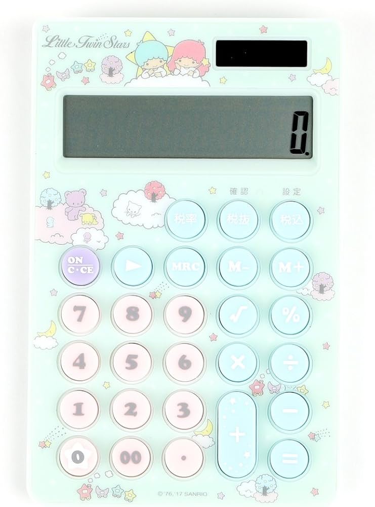 Amazon.co.jp: サンリオ(SANRIO) リトルツインスターズ 電卓 チラシ 約