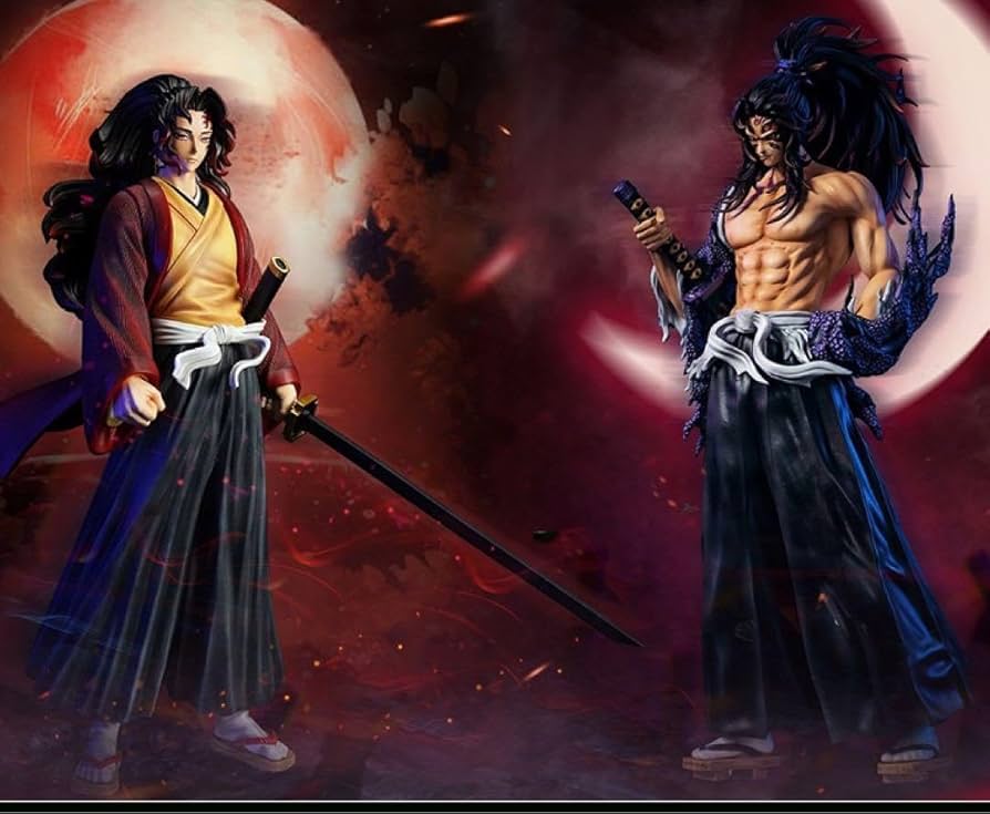 Amazon.co.jp: 継国縁壱 黒死牟 フィギュア 日の呼吸 月の呼吸 : おもちゃ