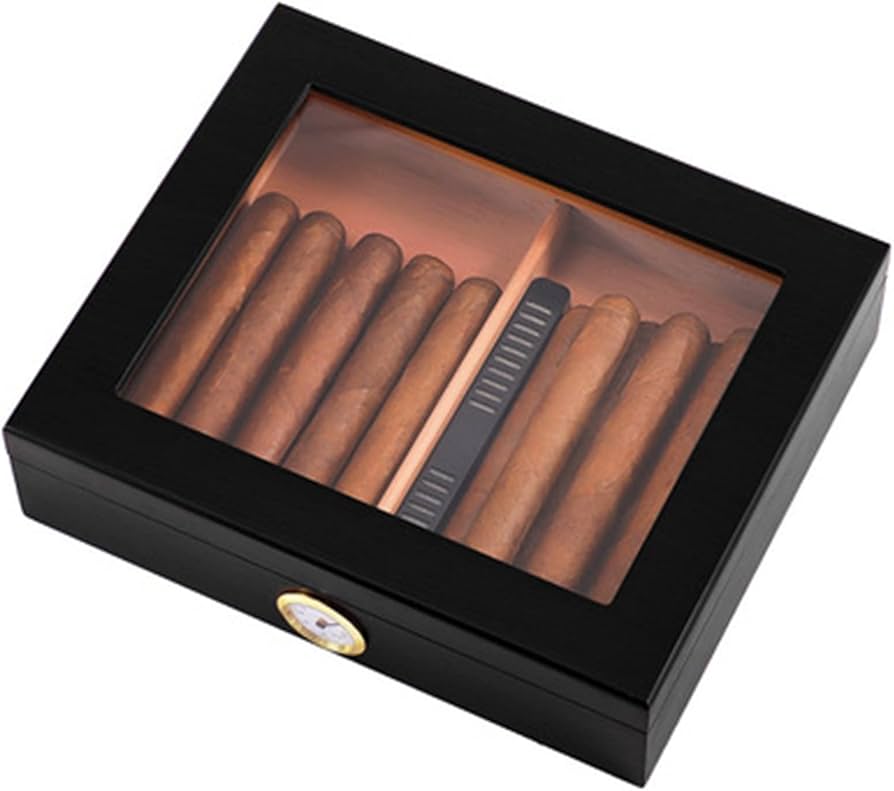 Amazon.co.jp: 葉巻ケース キューバ産シガーヒュミドール加湿器杉
