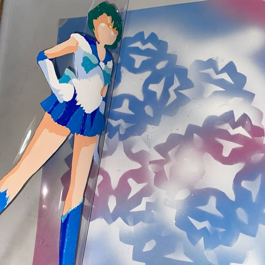Amazon.co.jp: 美少女戦士セーラームーン セル画 セーラーマーキュリー