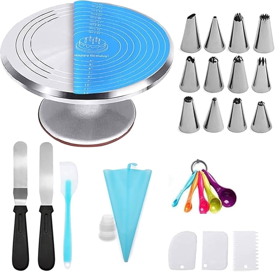 Amazon.co.jp: 【2026年新登場 静音 プロ仕様】ケーキ回転台 アルミ製