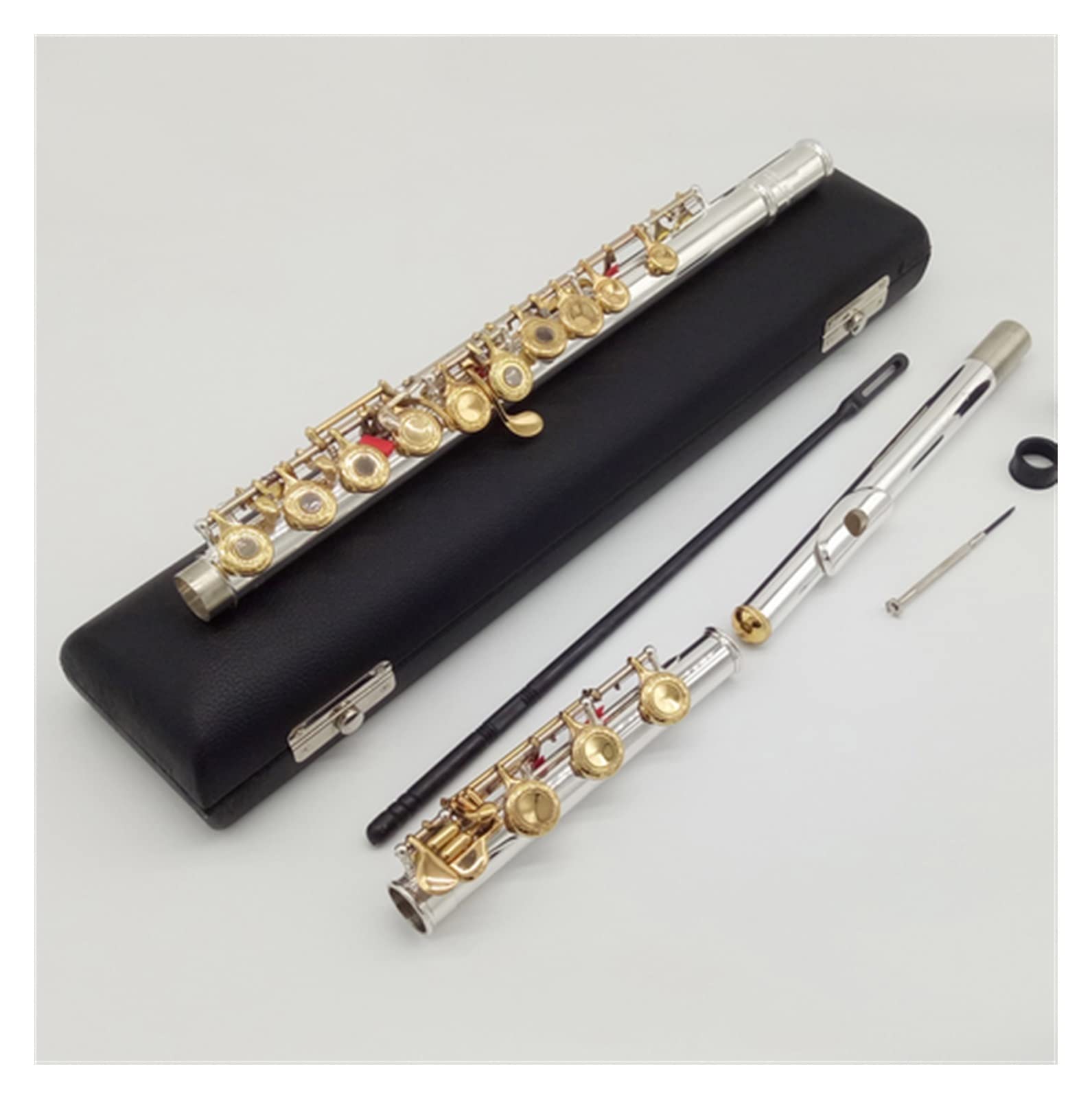 Amazon.co.jp: フルート彫刻手彫刻鍵金メッキフルートBレッグオープン