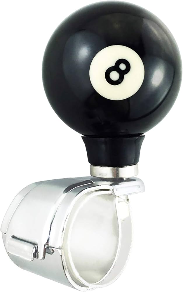 Amazon.co.jp: Abfer 黒 8 ビリヤード形 ブースターボール 車用 パワー