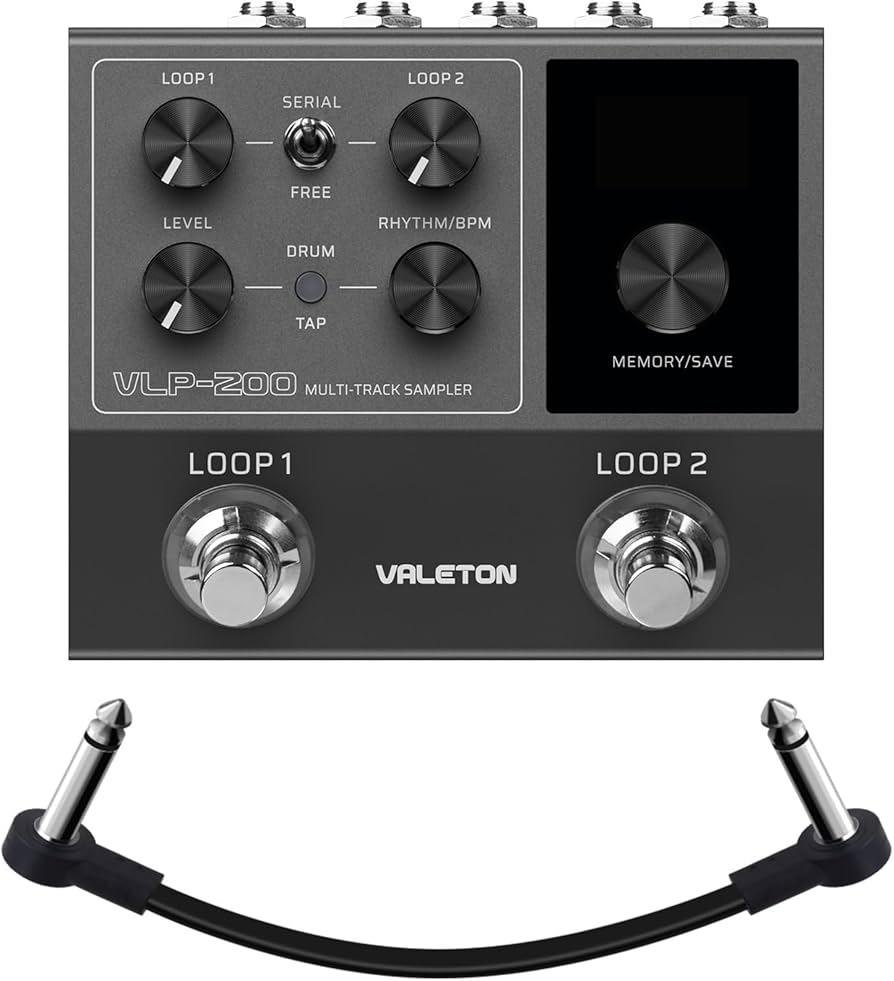 Amazon.com: VALETON Looper Pedal Dual Track Stereo Looper for