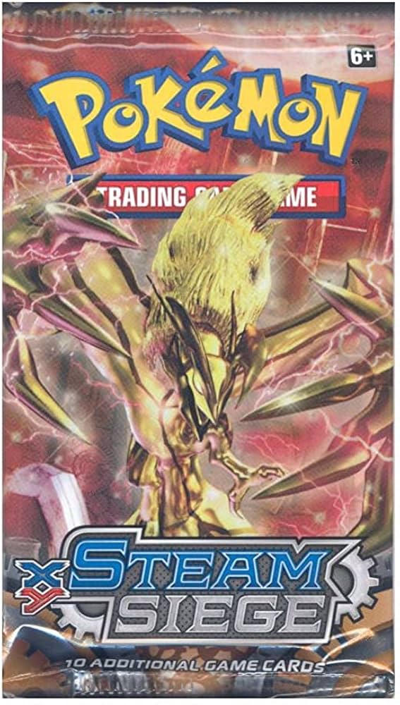 Amazon.com: Pokemon Steam Siege Booster Pack : Toys & Games
