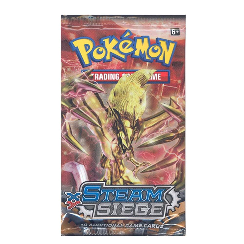 Amazon.com: Pokemon Steam Siege Booster Pack : Toys & Games