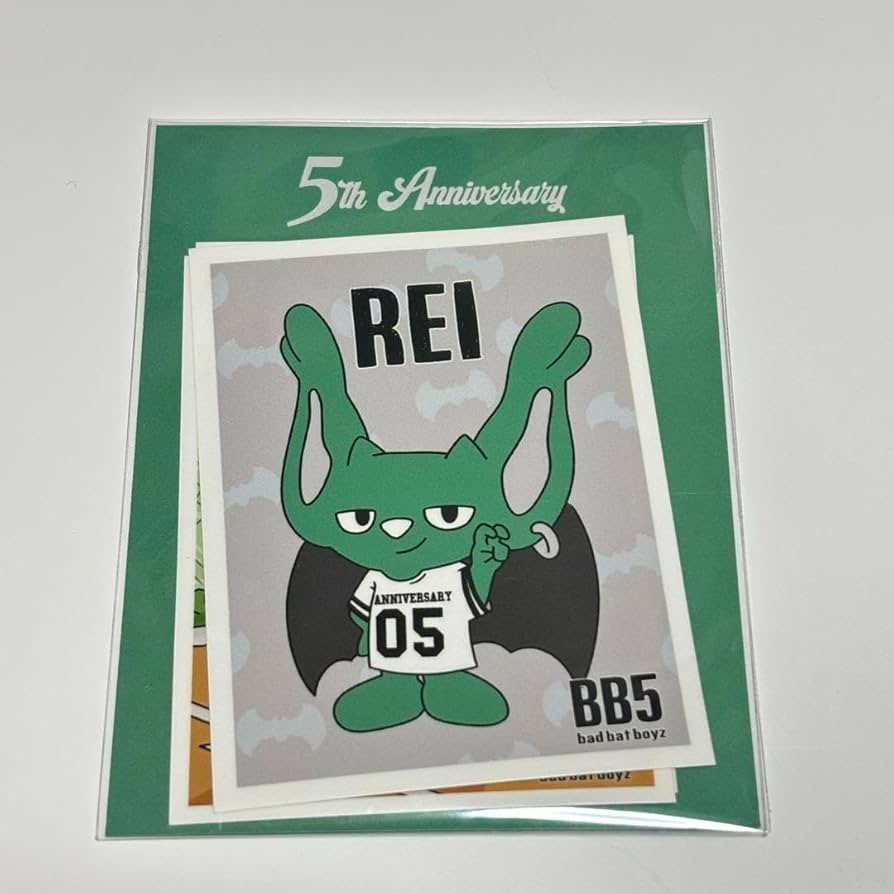 Amazon | コムドット BB5 REI ゆうた 5周年記念 ステッカー C | シール