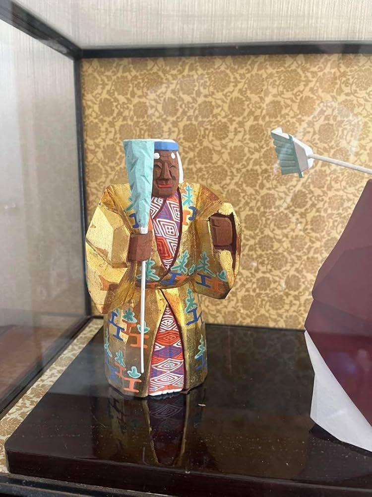 Amazon | 高砂人形 奈良一刀彫 尉と姥 (じょうとんば) | 人形・ドール