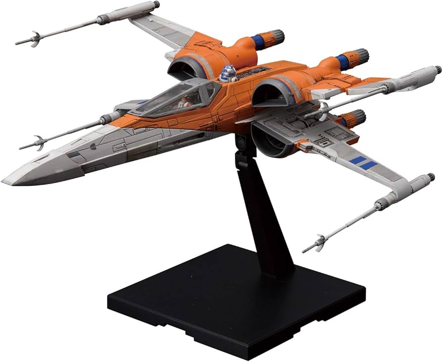 Amazon.com: Bandai Hobby - Star Wars - Poe's X-Wing Fighter (Rise