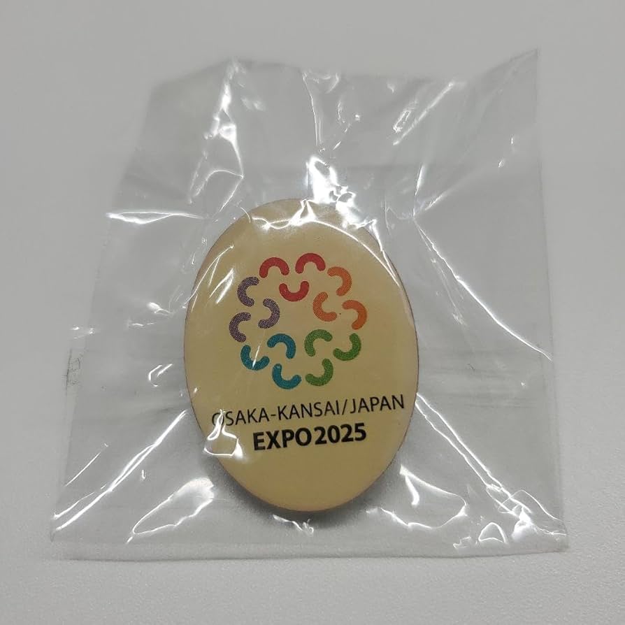 Amazon.co.jp: 大阪万博EXPO 2025誘致ピンバッジ非売品 I : スポーツ