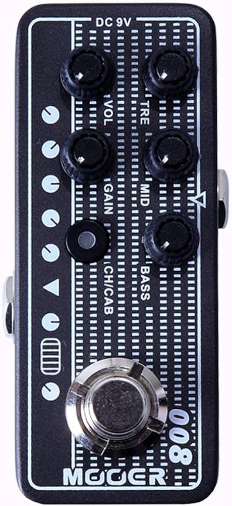 Amazon.com: MOOER Micro Preamp 008 CAli-MK3 Digital Preamp Pedal