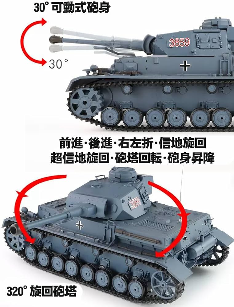 Amazon.co.jp: HengLong 1:16ドイツ軍IV号戦車F2型中戦車