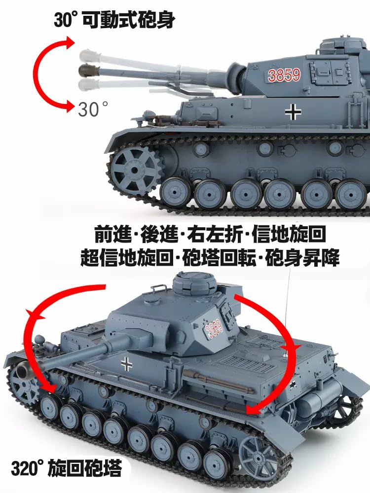 Amazon.co.jp: HengLong 1:16ドイツ軍IV号戦車F2型中戦車