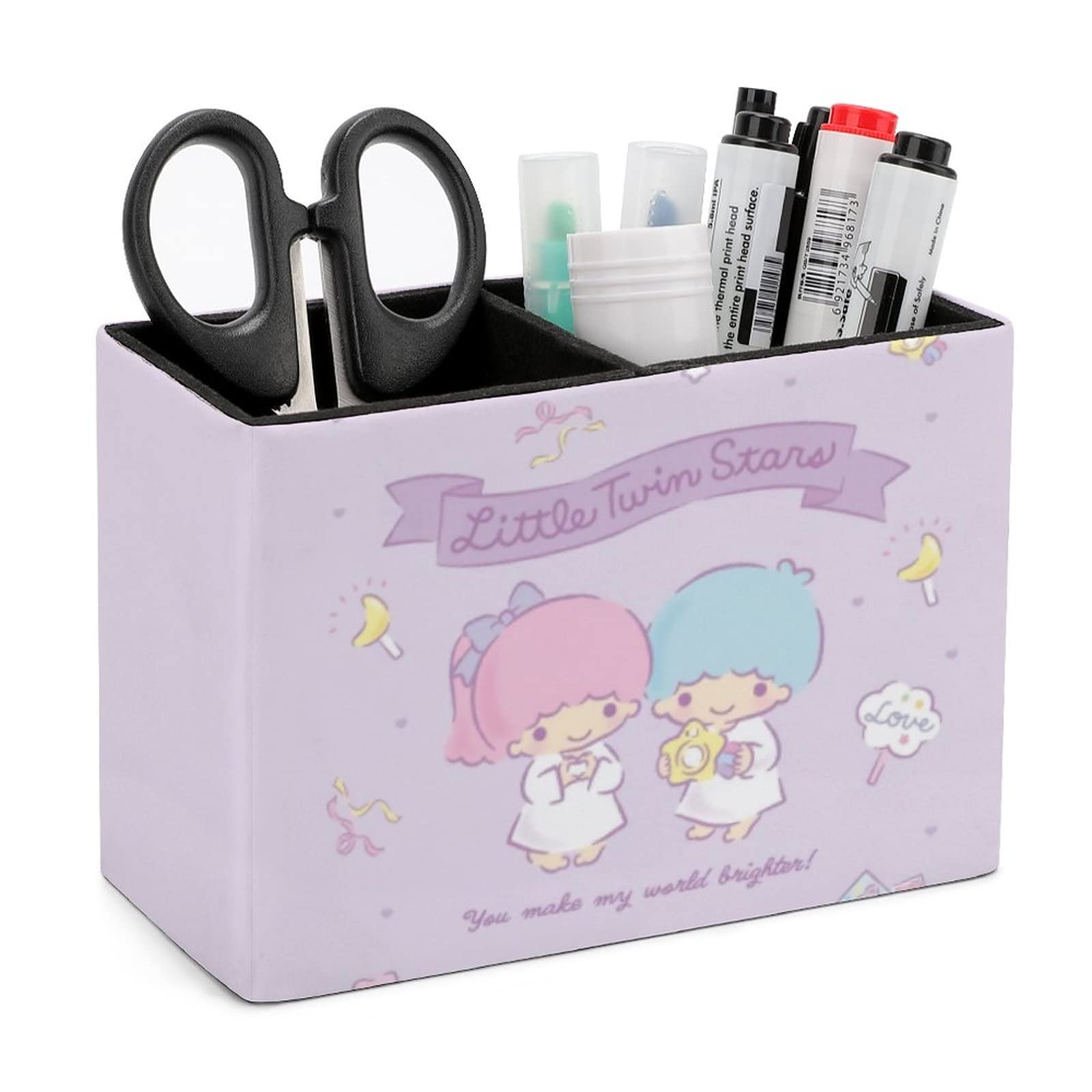 Amazon.co.jp: リトルツインスターズ キキララ PUレザー筆立て ペン