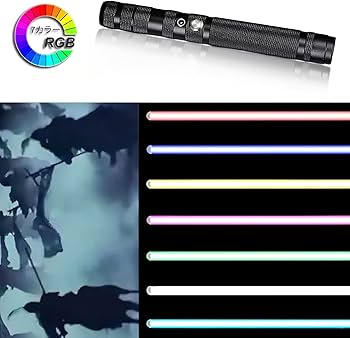 Amazon.co.jp: SVBIRKZI ライトセーバー｜7色RGBライトカラー調整可能