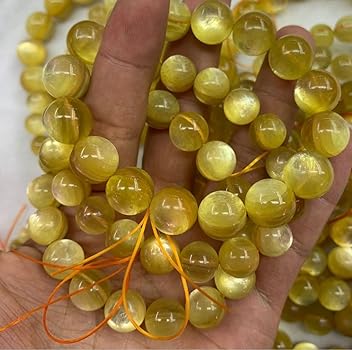 Amazon | RinmaG233 天然 7Aランク ゴールデンマイカブレスレット