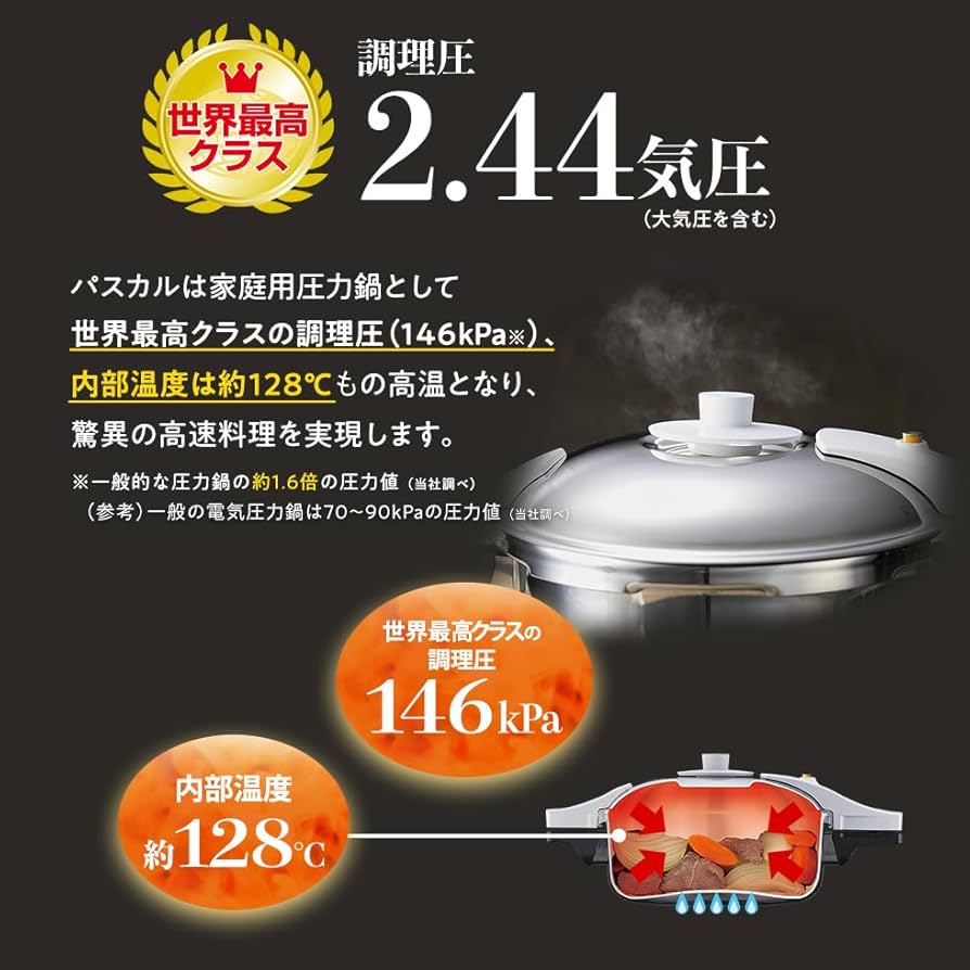 Amazon | アサヒ軽金属 ゼロ活力なべ パスカル 圧力鍋 高圧力鍋 IH