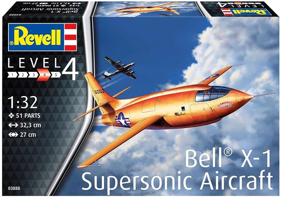Amazon.com: Revell RV03888 1:32 - Bell X-1 (First Supersonic
