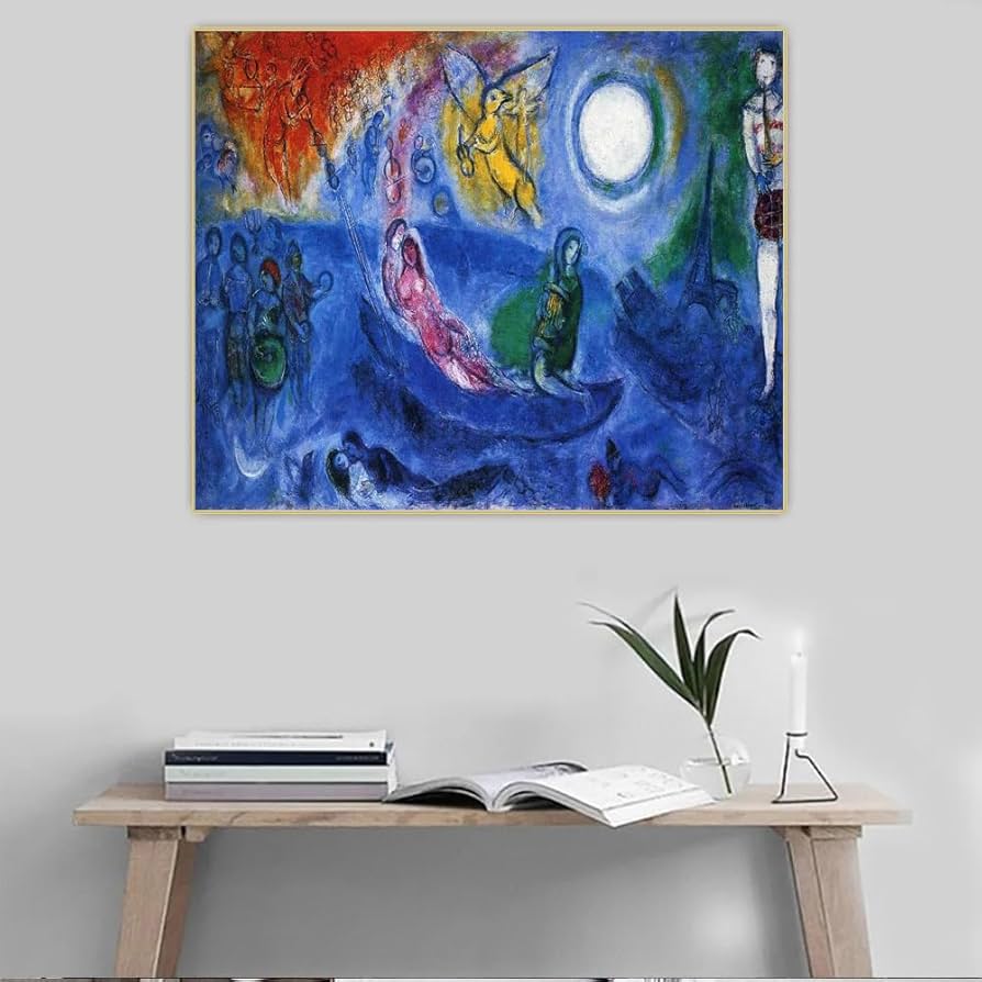 Amazon.co.jp: マルク・シャガール《The Concert》ポスター 抽象