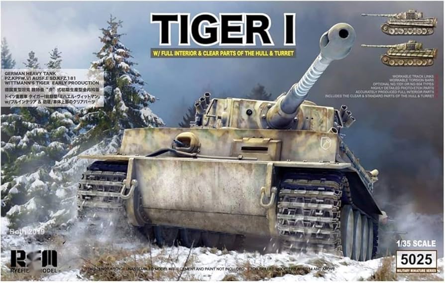 Amazon | ライフィールドモデル 1/35 タイガーI 重戦車 前期型