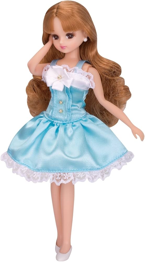 Amazon.co.jp: リカちゃん ドレス LW-02 そらいろリボンワンピ : おもちゃ