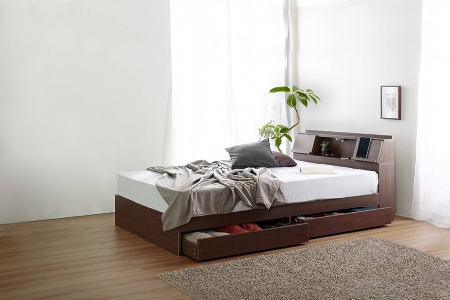 Amazon｜スタンザインテリア FLAP【フラップ】USB付 多機能ベッド