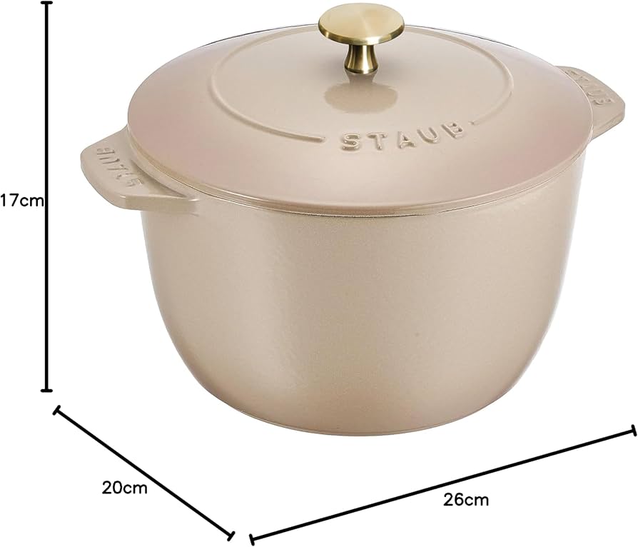 Amazon.co.jp: staub ストウブ 「 ラ ココット de GOHAN リネン L 20cm