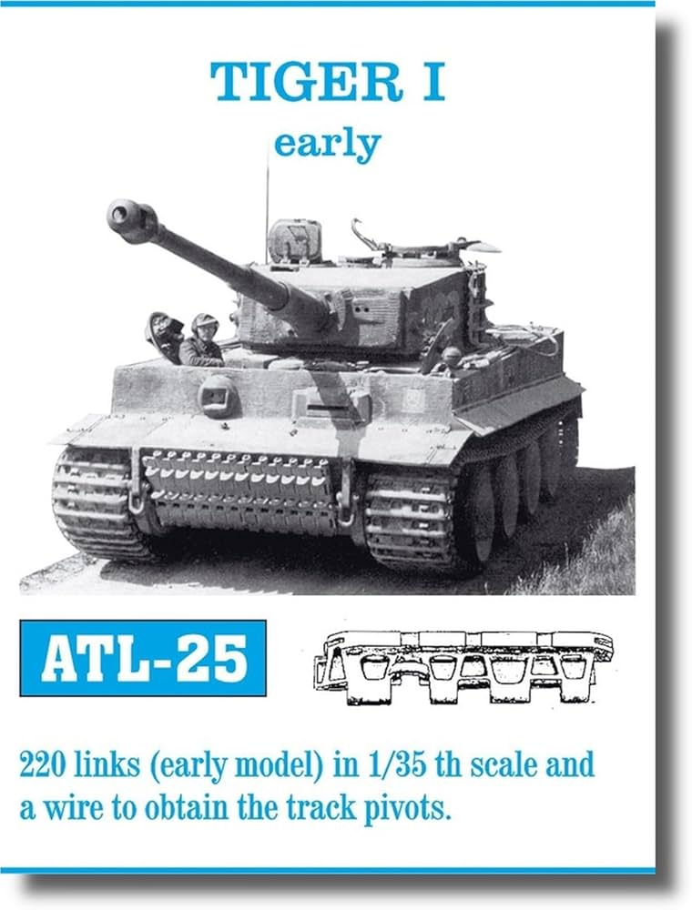 Amazon | フリウルモデル 1/35 金属製可動履帯シリーズ ティーガー1