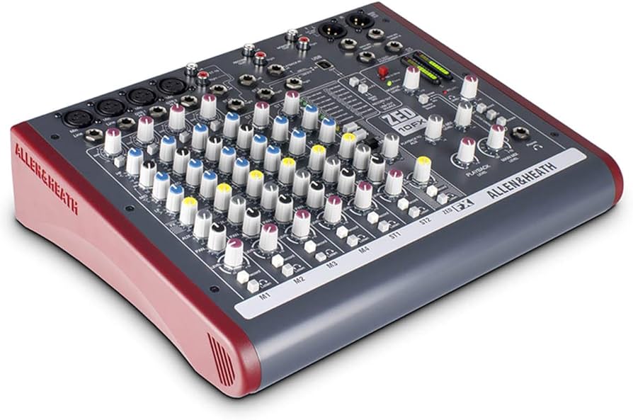 Amazon.com: Allen & Heath ZED-10FX – Touring Quality Audio Mixer