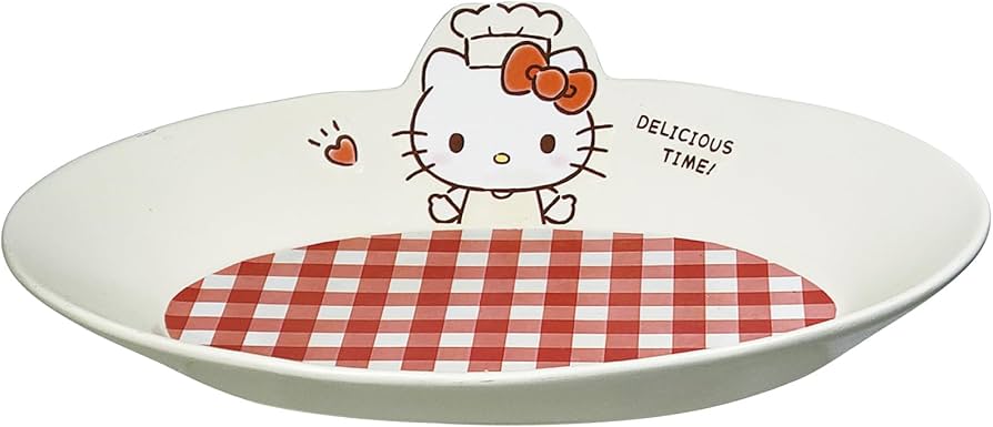 Amazon｜サンリオ (SANRIO) ハローキティ パスタ プレート 皿 キティー