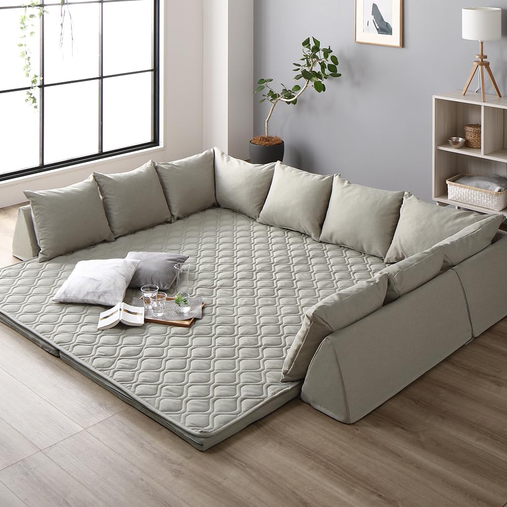 Amazon｜ソファ フロアソファー コーナーソファー U型タイプ 洗える