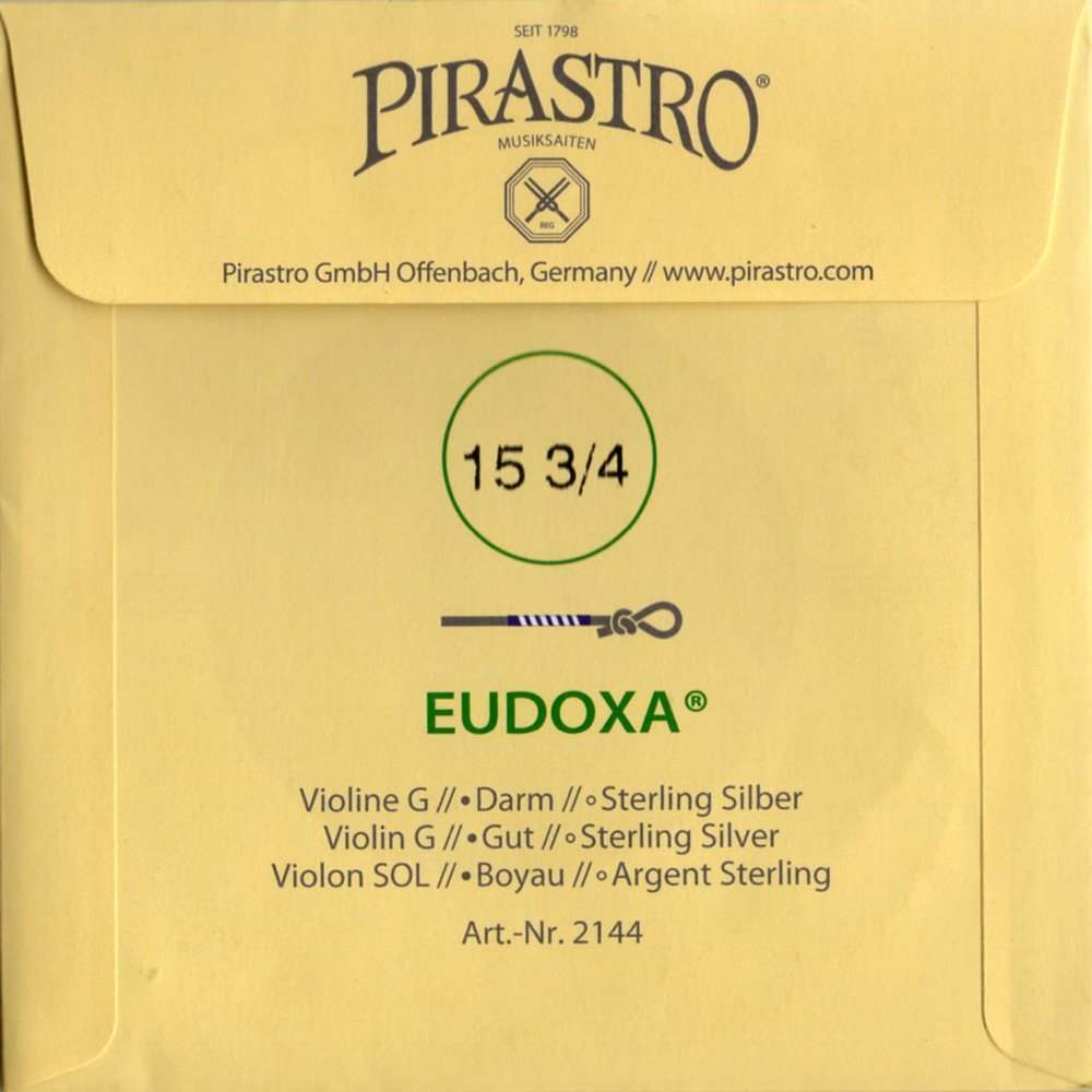 Amazon.com: PIRASTRO EUDOXA 214441 Violin Strings Oidoxa G-Wire