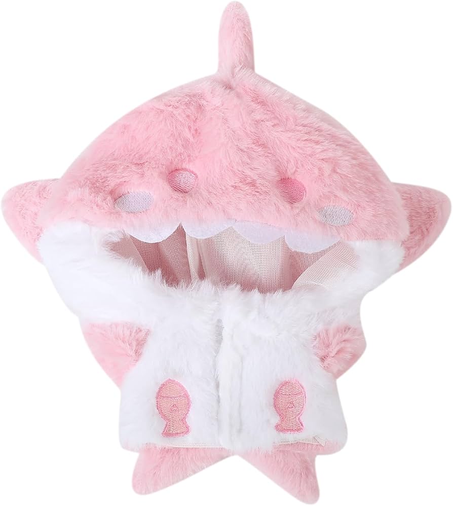 Amazon.co.jp: [Queen-b] ぬい服 サメ 20cm 人形 ぬいぐるみ 着せ替え